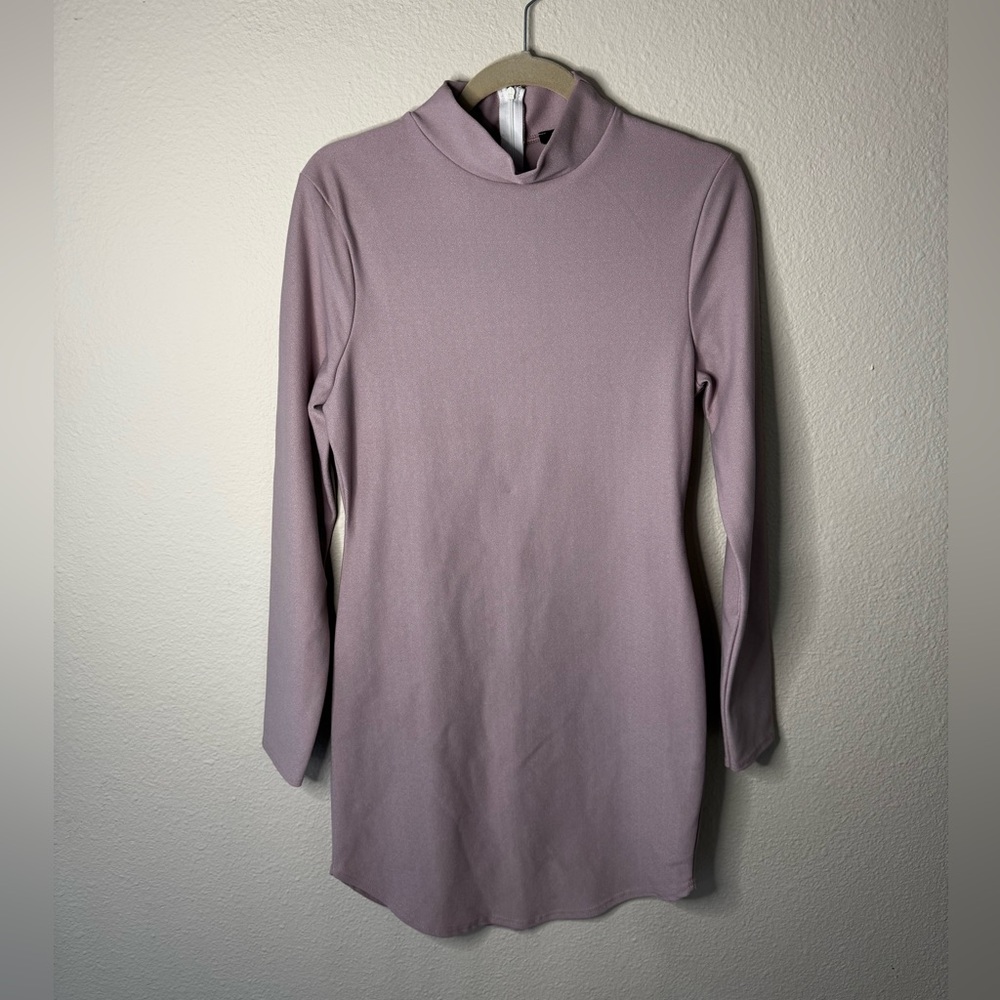 Missguided Lilac Mock Neck Top